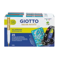 Marcatori giotto decor metal - 25 colori metallici