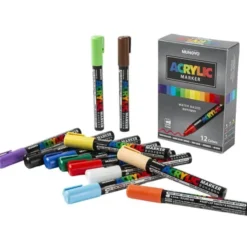 Marker permanente - 12 colori