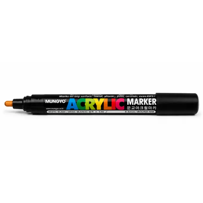 Marker permanente nero - 6 pezzi