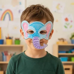 Maschere da decorare degli animali