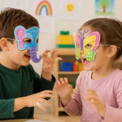 Maschere da decorare degli animali