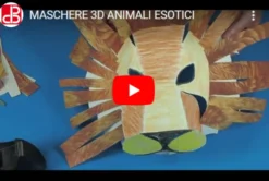 Maschere 3d degli animali - esotici
