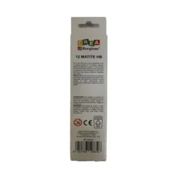 Matite in grafite esagonali laccate borgione 12 pezzi hb