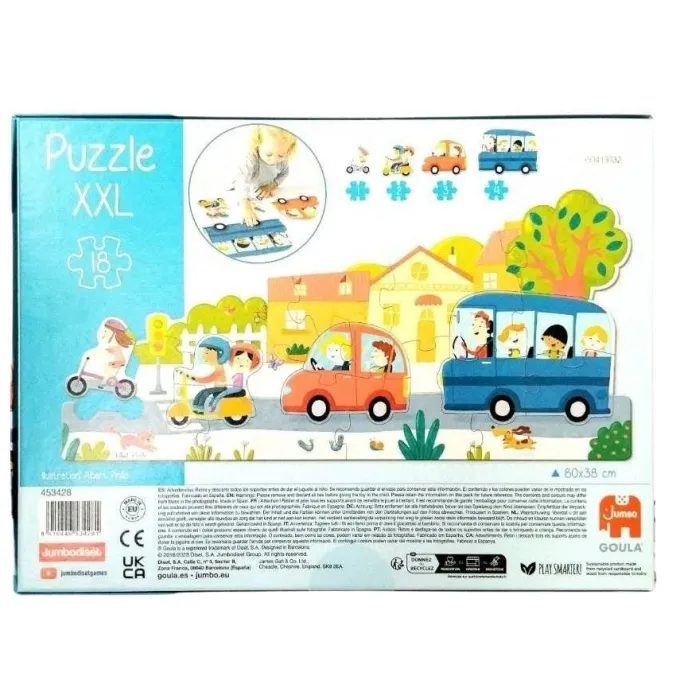 Maxi puzzle da pavimento che traffico