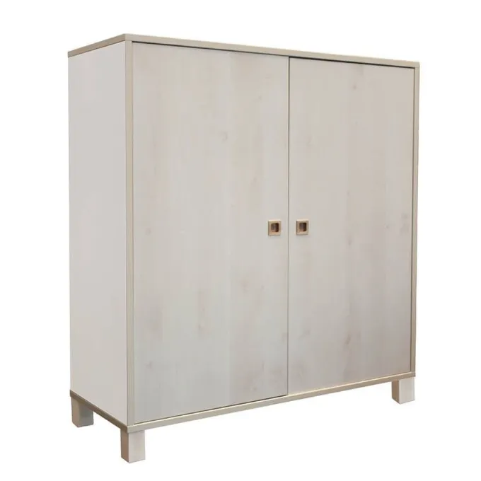 Mobile 2 ante cam premium struttura b.latte 114h piedino