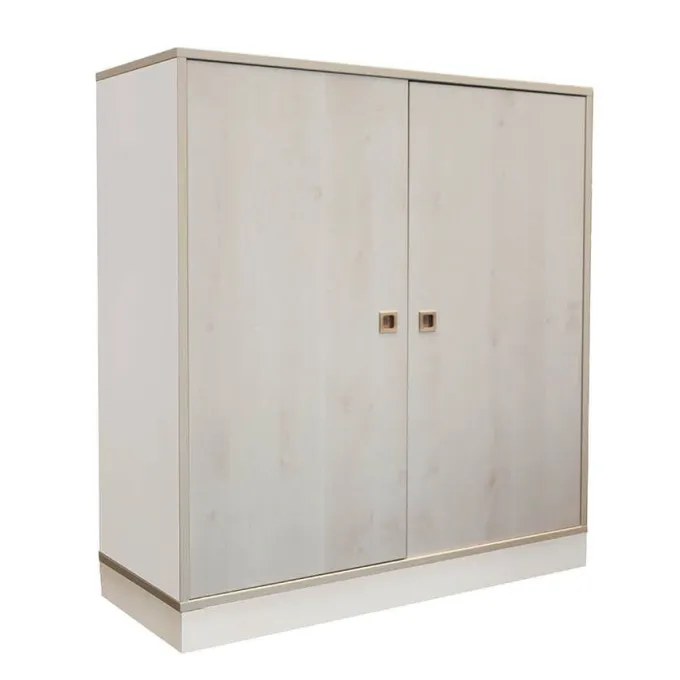 Mobile 2 ante cam premium struttura b.latte 114h zoccolo