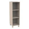 Mobile colonna betulla 3 vani - base con piedino h 114