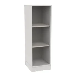 Mobile colonna bianco latte 3 vani - base con zoccolo h 114