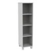 Mobile colonna 4 vani giorno bianco latte cam-p 148h piedini