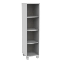Mobile colonna 4 vani giorno bianco latte cam-p 148h piedini
