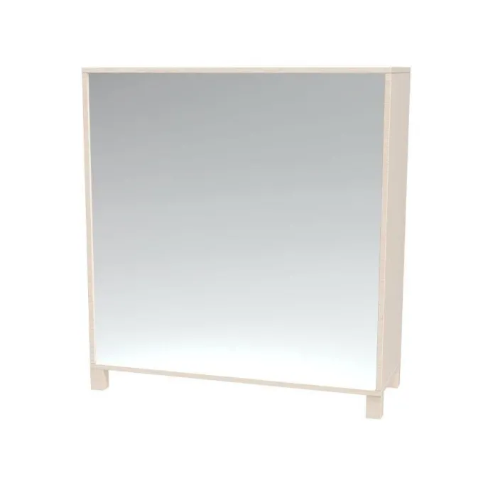 Mobile con specchio - betulla 3 vani - base con piedino