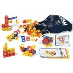 Mobilo costruzioni sacco scuola - 192 pezzi + schede