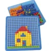 Mosaico in plastica con tavola