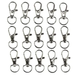 Moschettoni portachiavi 10 pezzi