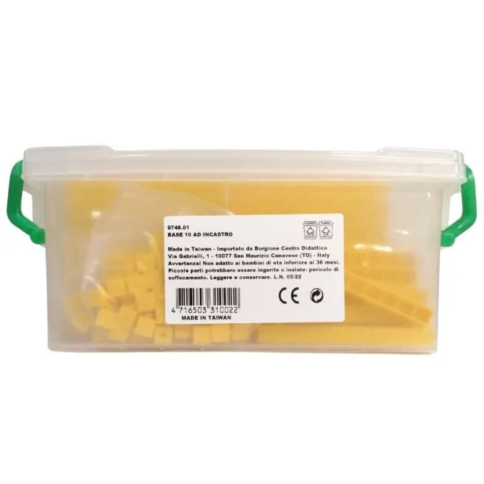 Multibase a incastro monocolore
