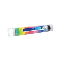 Nastri adesivi colorati in carta - 14 rotoli in 14 colori