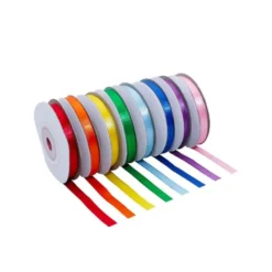 Nastri in raso colori vivaci - 8 bobine