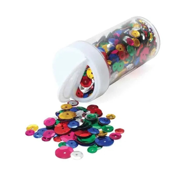 Pailettes rotonde con foro - g 50