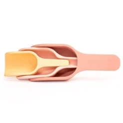 Palette in silicone giallo corallo 3 pezzi