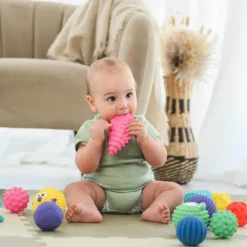 Palline sensoriali e massaggia gengive - 12 pezzi