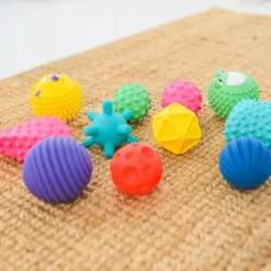 Palline sensoriali e massaggia gengive - 12 pezzi