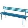 Panchina in metallo blu per adulti