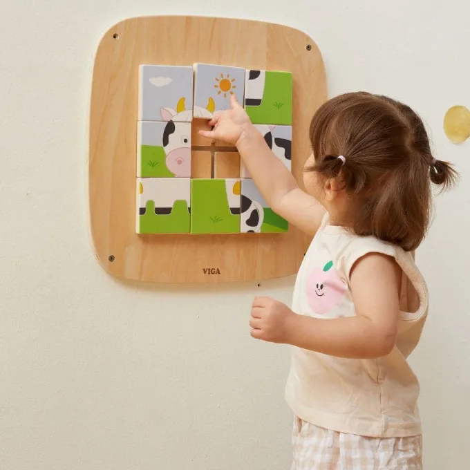 Pannello murale delle attività - puzzle con immagine