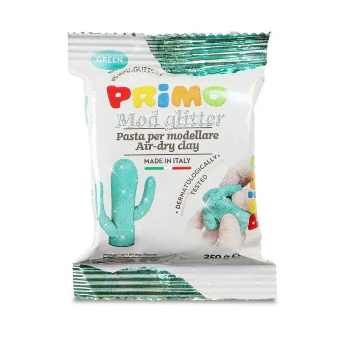 Pasta modellabile glitter - 4 pezzi
