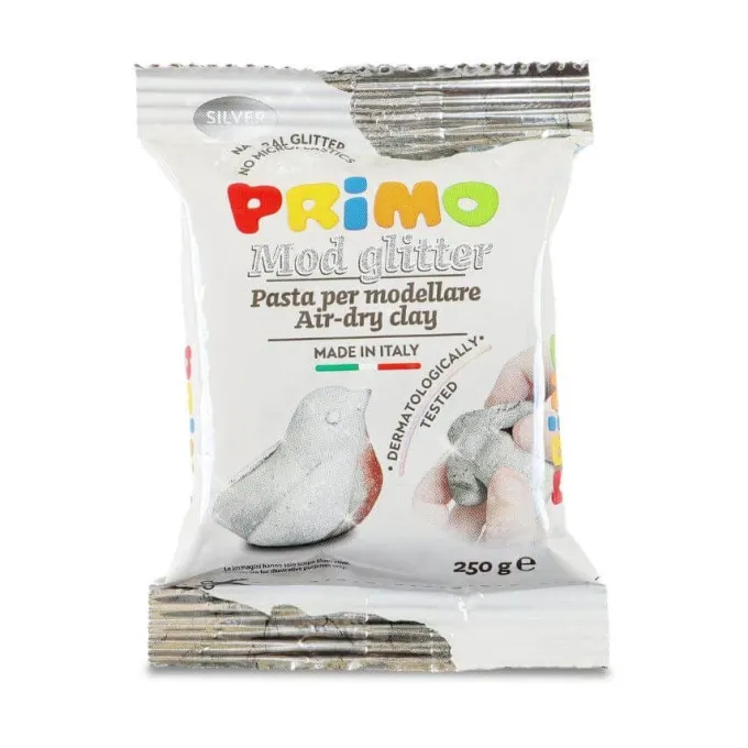 Pasta modellabile glitter - 4 pezzi