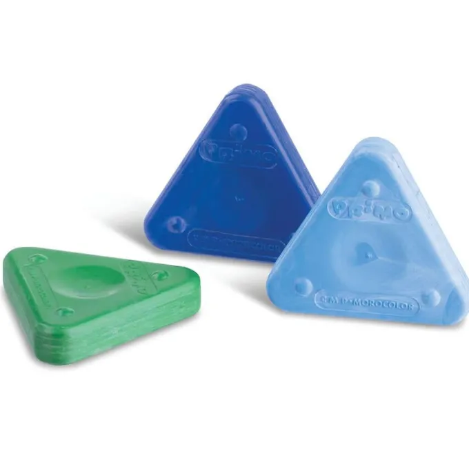 Pastelli a cera triangoli magici - 30 pezzi 10 colori