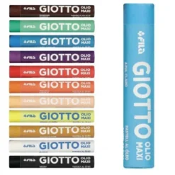 Pastelli a olio giotto - 12 pezzi 12 colori