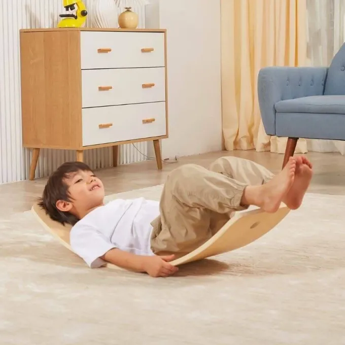 Pedana per equilibrio in legno