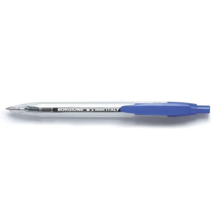 Penna a scatto borgione blu - 24 pezzi