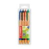 Penna a scatto pointball stabilo 4 pezzi in 4 colori