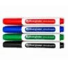 Pennarelli lavagna bianca alta capacità - 4 colori p. tonda