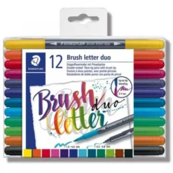 Pennarelli per brush lettering staedtler - 12 colori