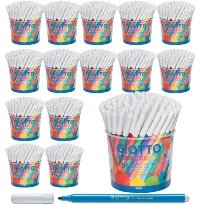 Pennarelli turbo color giotto - 1.440 pezzi pacco scuola
