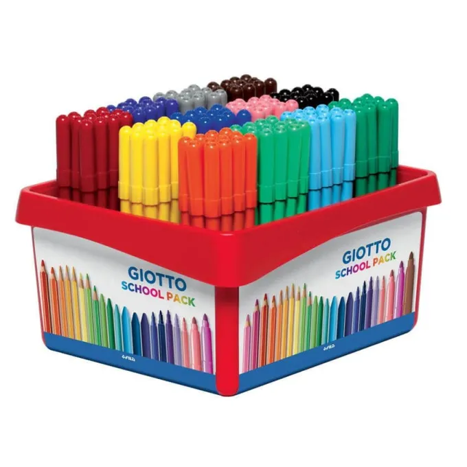 Pennarelli turbo color giotto - 144 pezzi pacco scuola