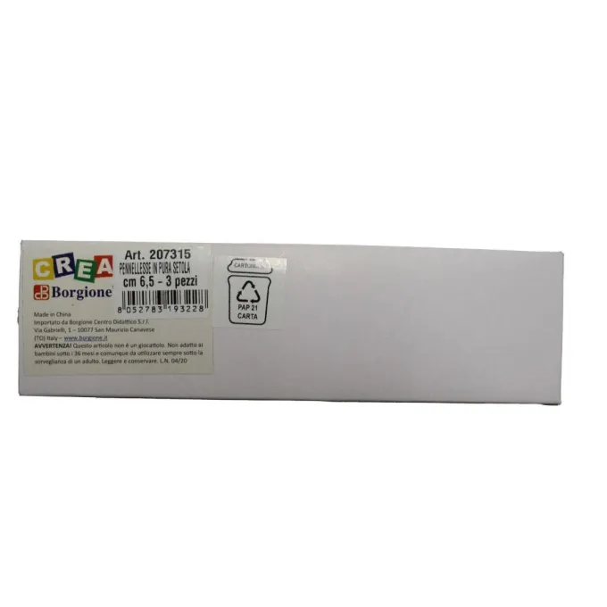 Pennellesse pura setola borgione - cm 6.5