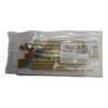 Pennelli sintetici punta piatta borgione - 9 pezzi assortiti