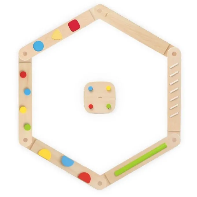 Percorso equilibrio sensoriale in legno