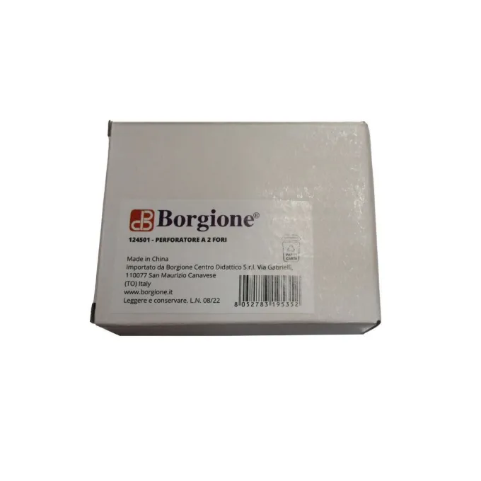 Perforatore a 2 fori borgione