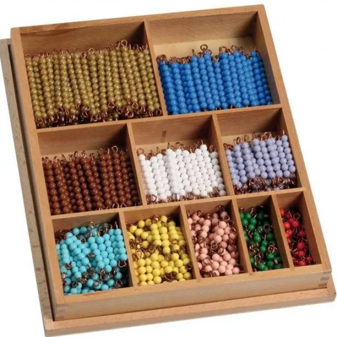 Perle colorate montessoriane