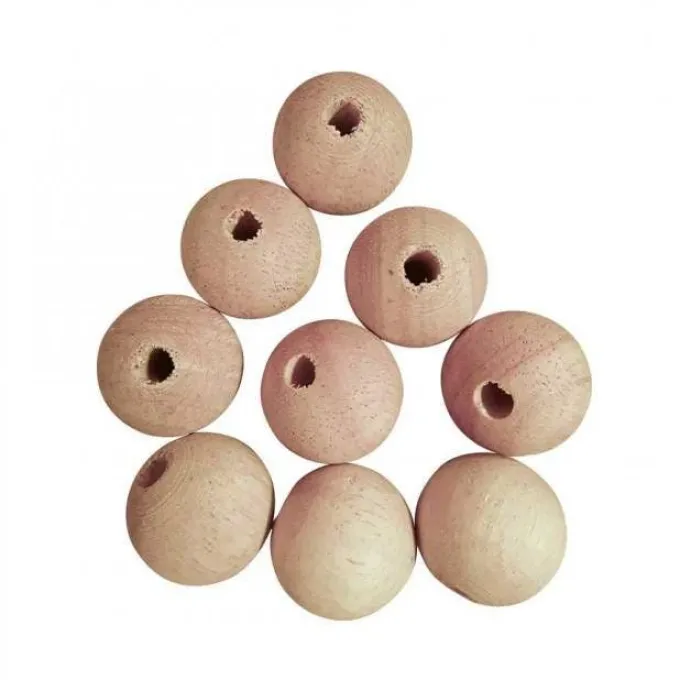 Perle in legno naturale