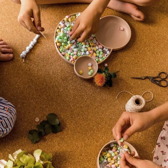 Perle in plastica riciclata - 520 pezzi