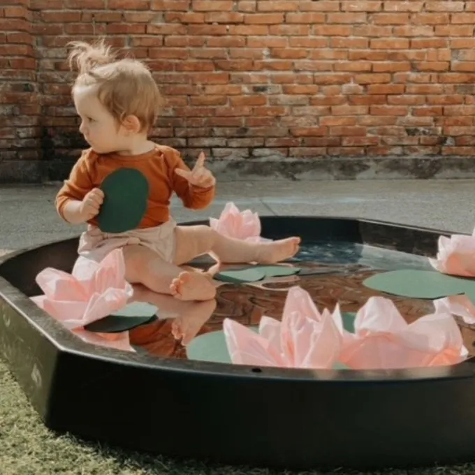 Piano a specchio per tuff tray