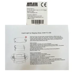 Piastrelle luminose tonde e quadrate - 6 pezzi