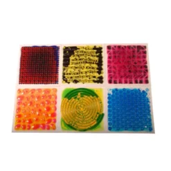 Piastrelle sensoriali con texture - 6 pezzi