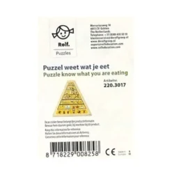 Piramide degli alimenti in legno