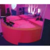 Piscina vibrante cambiacolore con palline trasparenti